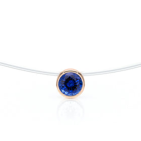 Pendentif solitaire saphir Nuit de Noces - 3