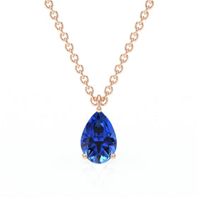 Pendentif solitaire saphir Une Promesse - 1