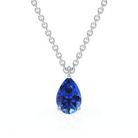 Pendentif solitaire saphir Une Promesse - 1