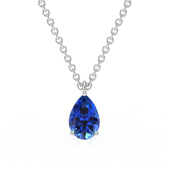 Pendentif solitaire saphir Une Promesse - 1