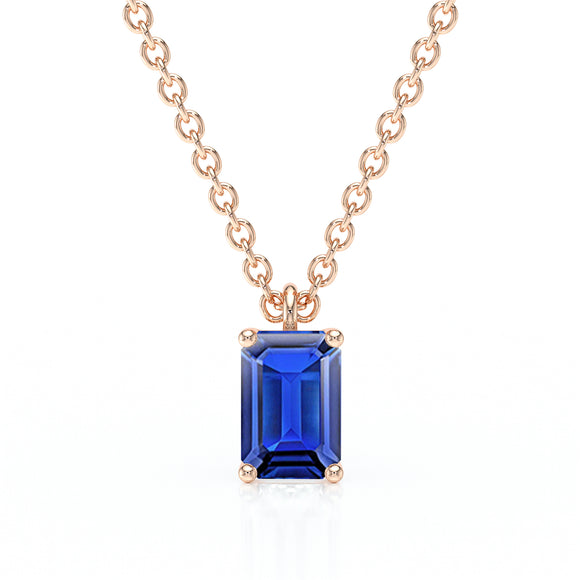 Pendentif solitaire saphir Une Promesse - 3