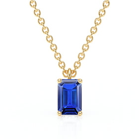 Pendentif solitaire saphir Une Promesse - 3