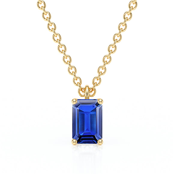 Pendentif solitaire saphir Une Promesse - 3