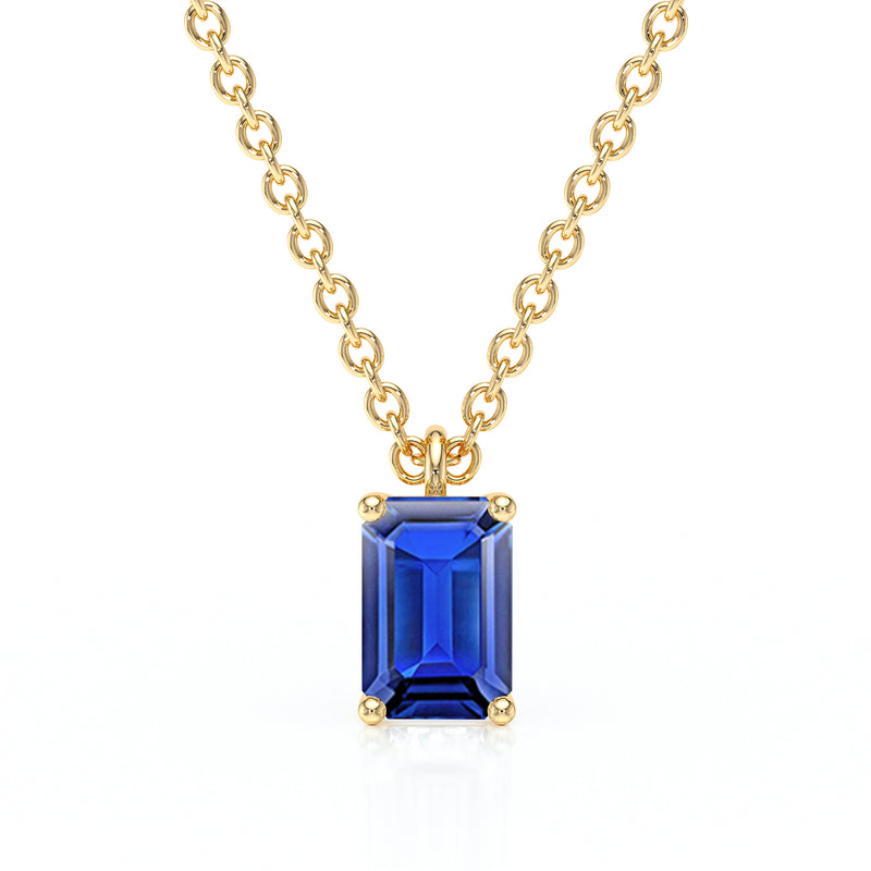 Pendentif solitaire saphir Une Promesse - 3