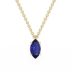 Pendentif solitaire saphir Une Promesse - 4