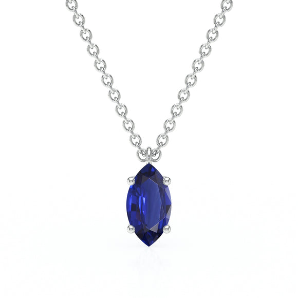 Pendentif solitaire saphir Une Promesse - 4