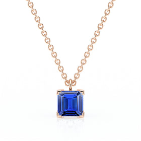 Pendentif solitaire saphir Une Promesse - 5