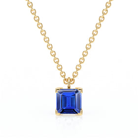 Pendentif solitaire saphir Une Promesse - 5