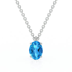 Pendentif solitaire topaze Une Promesse - 2