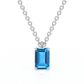 Pendentif solitaire topaze Une Promesse - 3