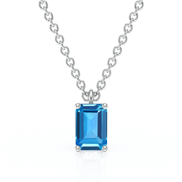 Pendentif solitaire topaze Une Promesse - 3