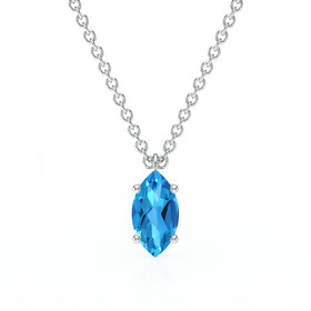 Pendentif solitaire topaze Une Promesse - 4