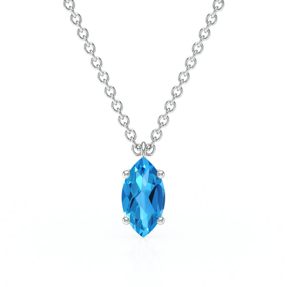 Pendentif solitaire topaze Une Promesse - 4