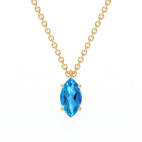 Pendentif solitaire topaze Une Promesse - 4