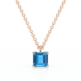 Pendentif solitaire topaze Une Promesse - 5