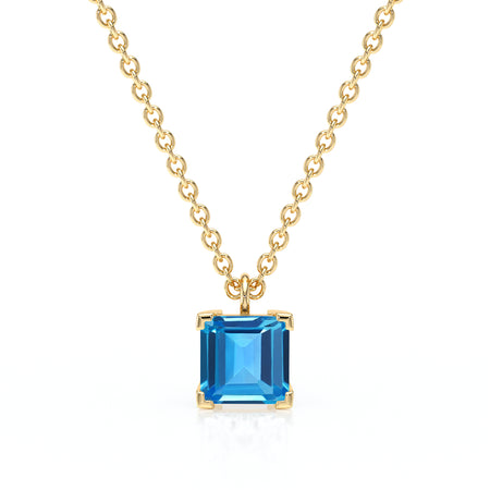 Pendentif solitaire topaze Une Promesse - 5