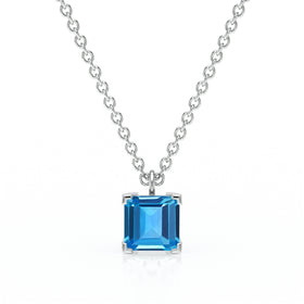 Pendentif solitaire topaze Une Promesse - 5