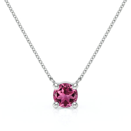 Pendentif solitaire tourmaline Lune de Miel - 2