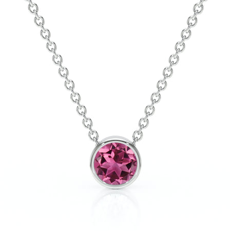 Pendentif solitaire tourmaline Nuit de Noces - 1