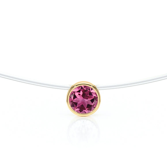 Pendentif solitaire tourmaline Nuit de Noces - 3