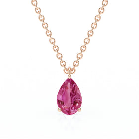 Pendentif solitaire tourmaline Une Promesse - 1