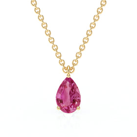 Pendentif solitaire tourmaline Une Promesse - 1
