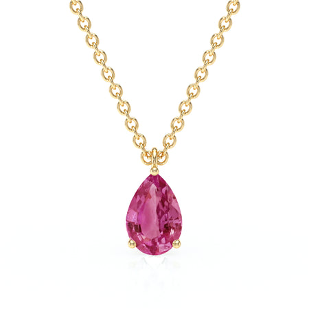 Pendentif solitaire tourmaline Une Promesse - 1