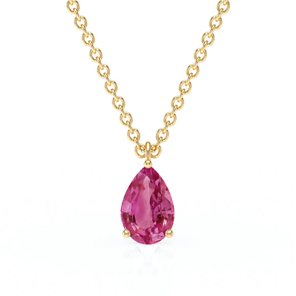 Pendentif solitaire tourmaline Une Promesse - 1