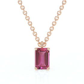 Pendentif solitaire tourmaline Une Promesse - 3