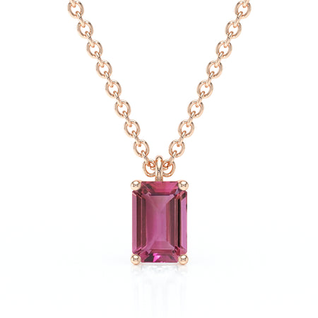 Pendentif solitaire tourmaline Une Promesse - 3