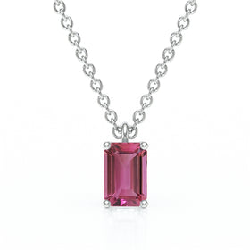 Pendentif solitaire tourmaline Une Promesse - 3