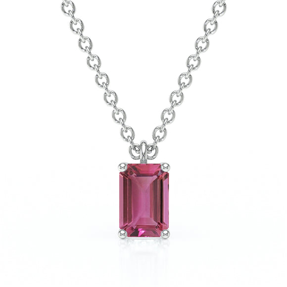 Pendentif solitaire tourmaline Une Promesse - 3