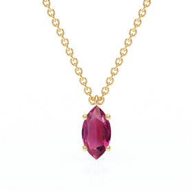 Pendentif solitaire tourmaline Une Promesse - 4