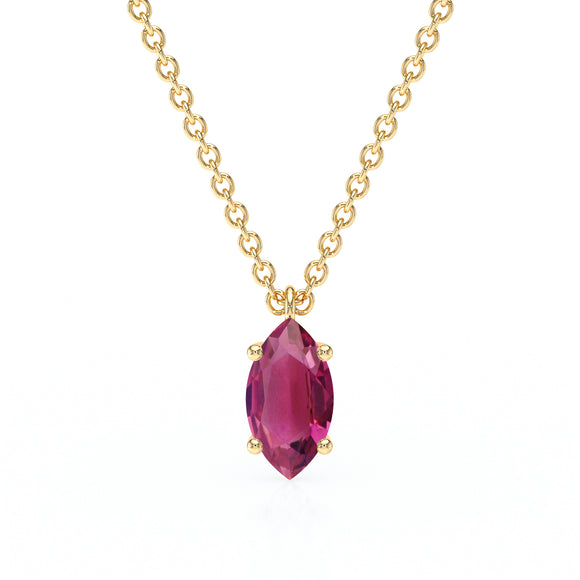 Pendentif solitaire tourmaline Une Promesse - 4
