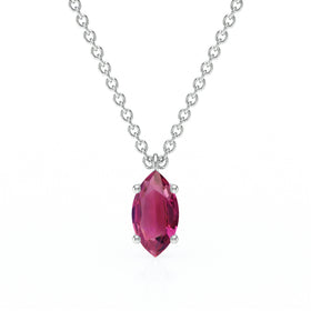 Pendentif solitaire tourmaline Une Promesse - 4