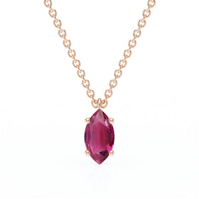 Pendentif solitaire tourmaline Une Promesse - 4