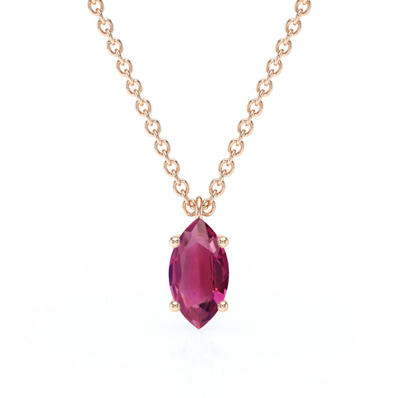 Pendentif solitaire tourmaline Une Promesse - 4
