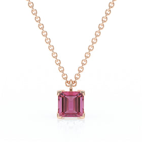 Pendentif solitaire tourmaline Une Promesse - 5