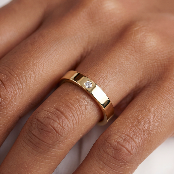 Alliance rubis Ruban Je Le Veux - 3,5mm