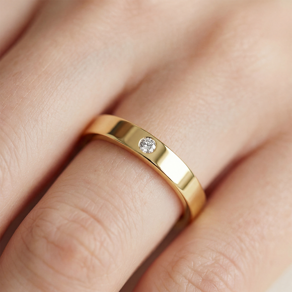 Alliance émeraude Ruban Je Le Veux - 3mm