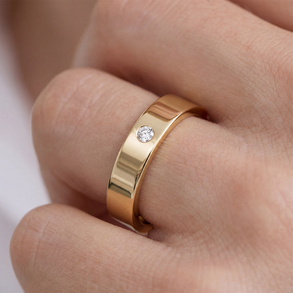 Alliance rubis Ruban Je Le Veux - 4mm