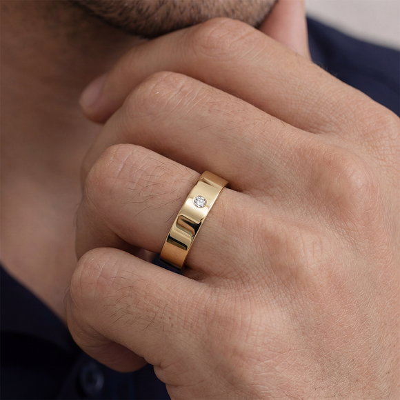 Alliance rubis Ruban Je Le Veux - 5mm