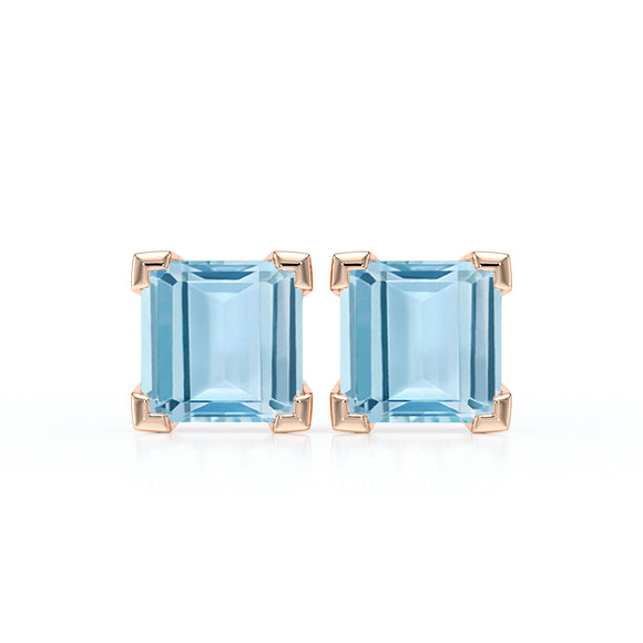 Boucles d’oreilles aigue-marine Une Promesse - 5