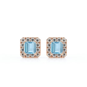 Boucles d’oreilles aigue-marine et diamant Coup de Foudre - 6