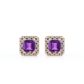 Boucles d’oreilles améthyste et diamant Coup de Foudre - 6