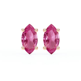 Boucles d’oreilles saphir rose Une Promesse - 4