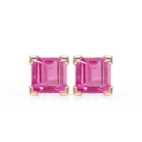 Boucles d’oreilles saphir rose Une Promesse - 5