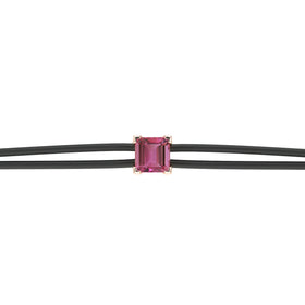 Bracelet cordon tourmaline Lune de Miel - 6