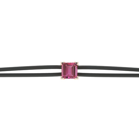 Bracelet cordon tourmaline Lune de Miel - 6