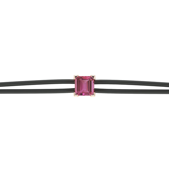 Bracelet cordon tourmaline Lune de Miel - 6